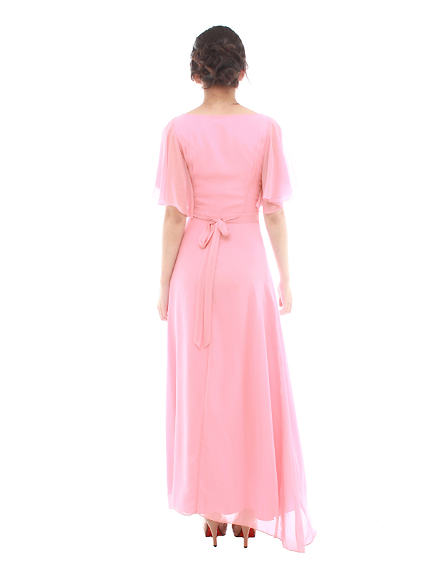 Victoria Maxi Dress in Dusty Pink